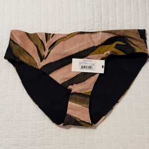 Marie Oliver Elle Bikini Bottom in pattern tropical sand NWT size L